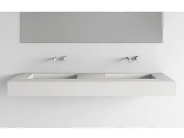 SIMPLE - Double rectangular laminate washbasin by FIT INTERIORS - view 2